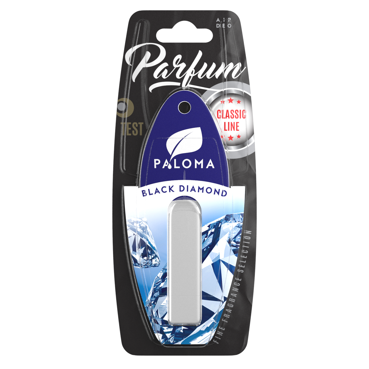 Paloma Parfum Range Car Air Freshener - Black Diamond