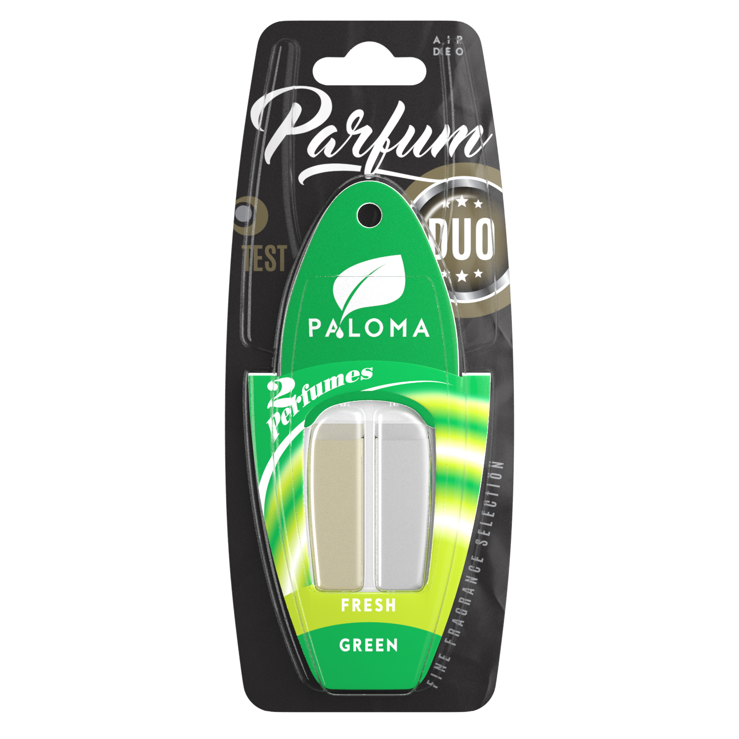 Paloma Duo Range Car Air Freshener - Fresh Green