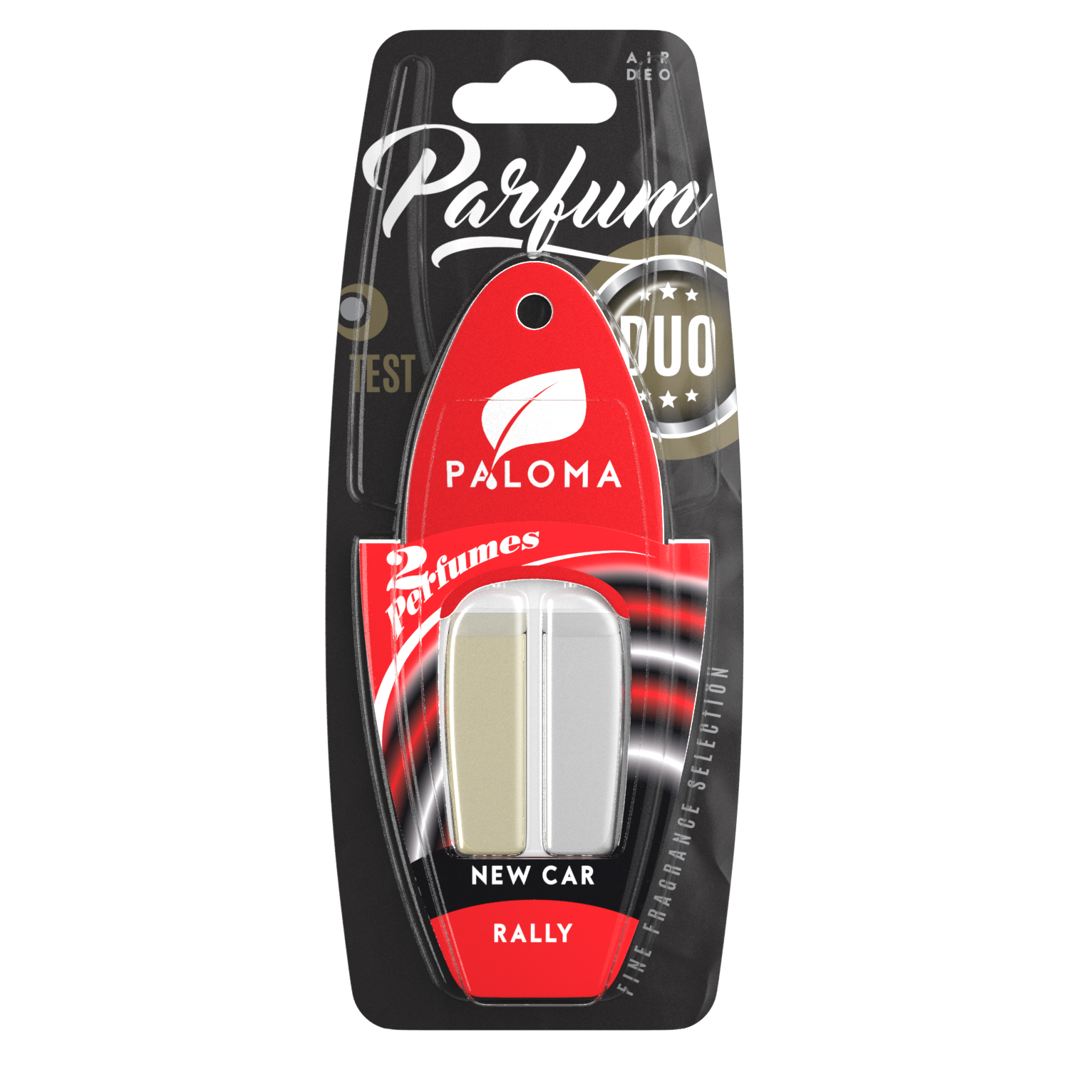 Paloma Duo Range Car Air Freshener - New Car Rally